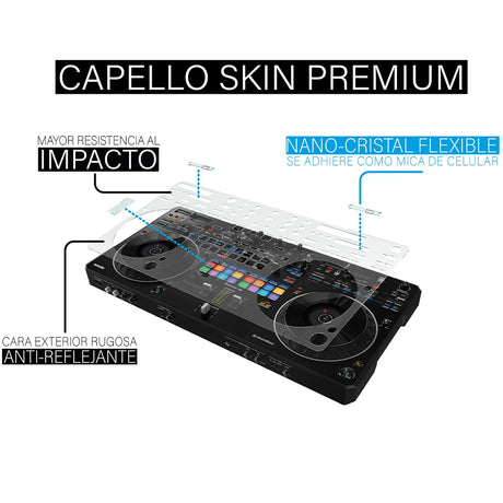 Lamina protectora para Pioneer DDJ-REV5 | Capello Skin Premiun DEP