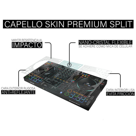 Lamina protectora para Pioneer DDJ-FLX10 | Capello Skin Premiun DEP