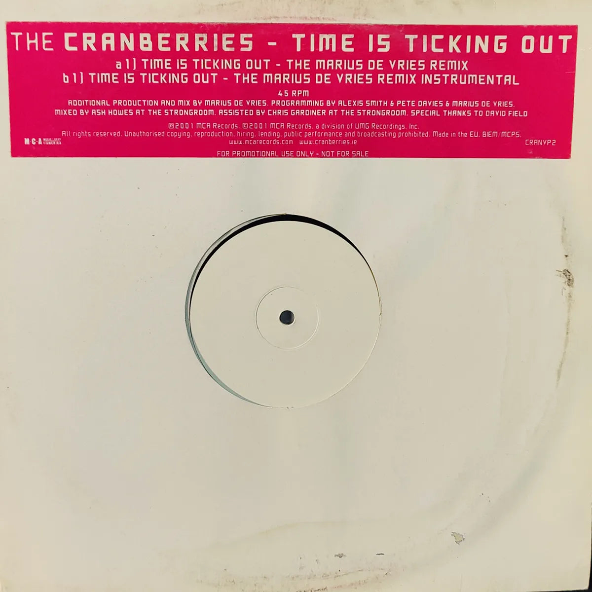 The Cranberries – Time Is Ticking Out 