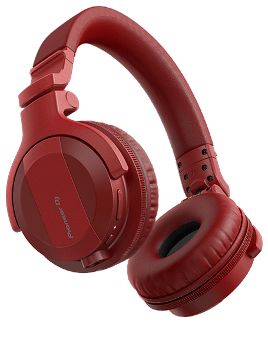 Audífono Pioneer HDJ CUE1 color Rojo (con Bluetooth)