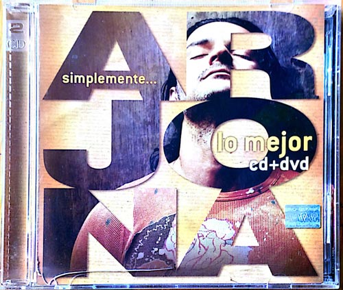 Ricardo Arjona ‎– Simplemente... Lo Mejor (CD + DVD usado) (VG+) box 9