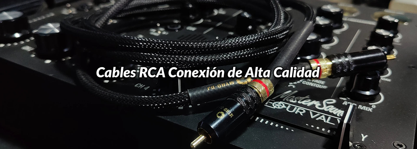 Cables RCA Conexión de Alta Calidad