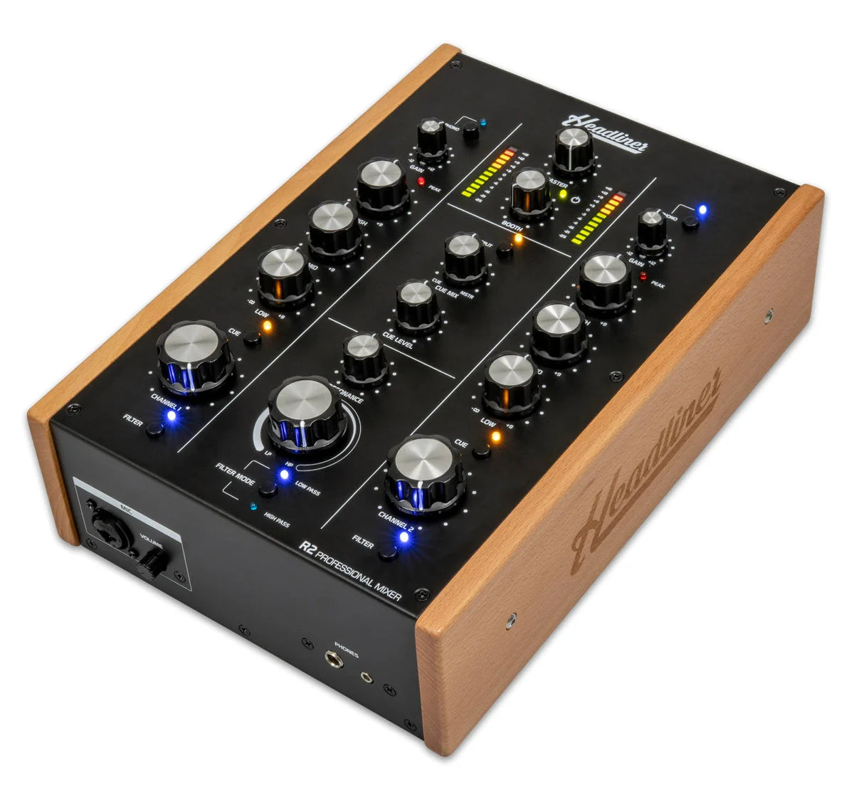 Headliner R2, mixer rotatorio de dos canales