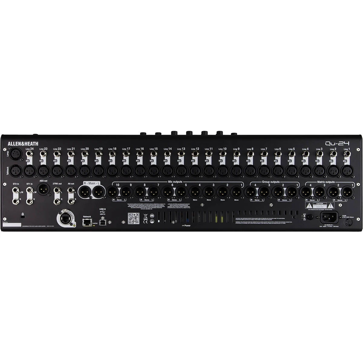 Allen & Heath Qu-24 – Mezclador Digital con Faders Motorizados myhd.cl