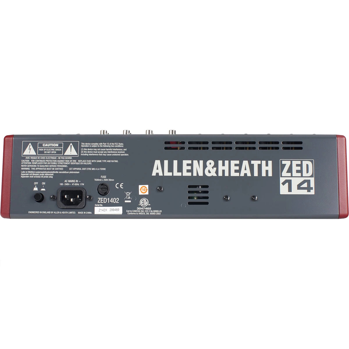 Allen & Heath ZED-14 – Mezclador Analógico myhd.cl