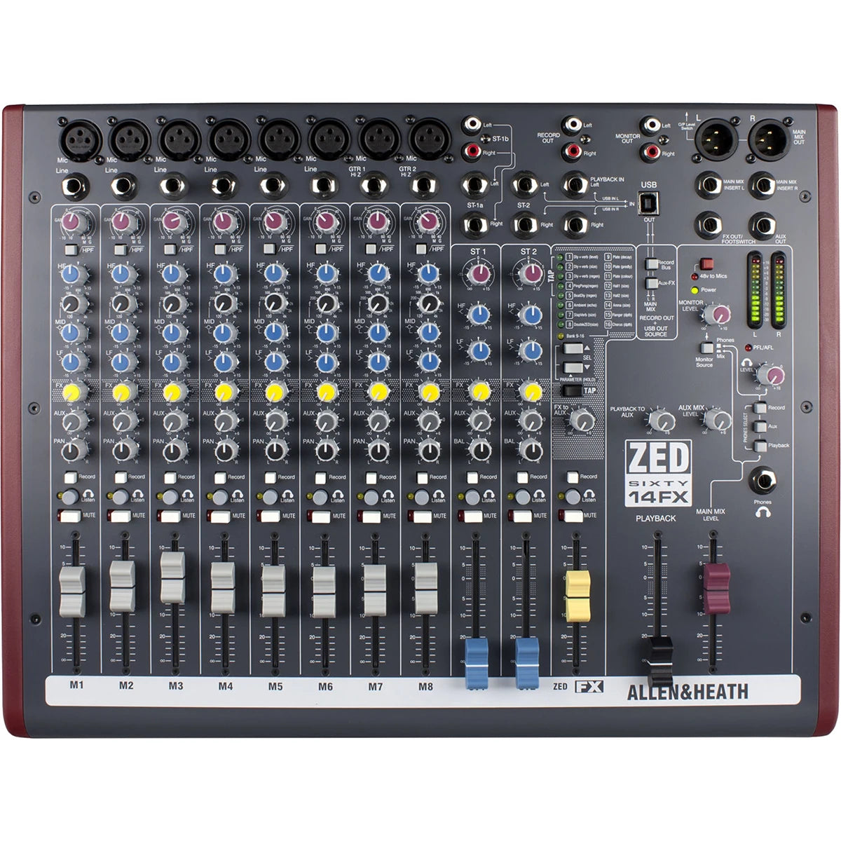 Allen & Heath ZED60-14FX – Mezclador Analógico myhd.cl