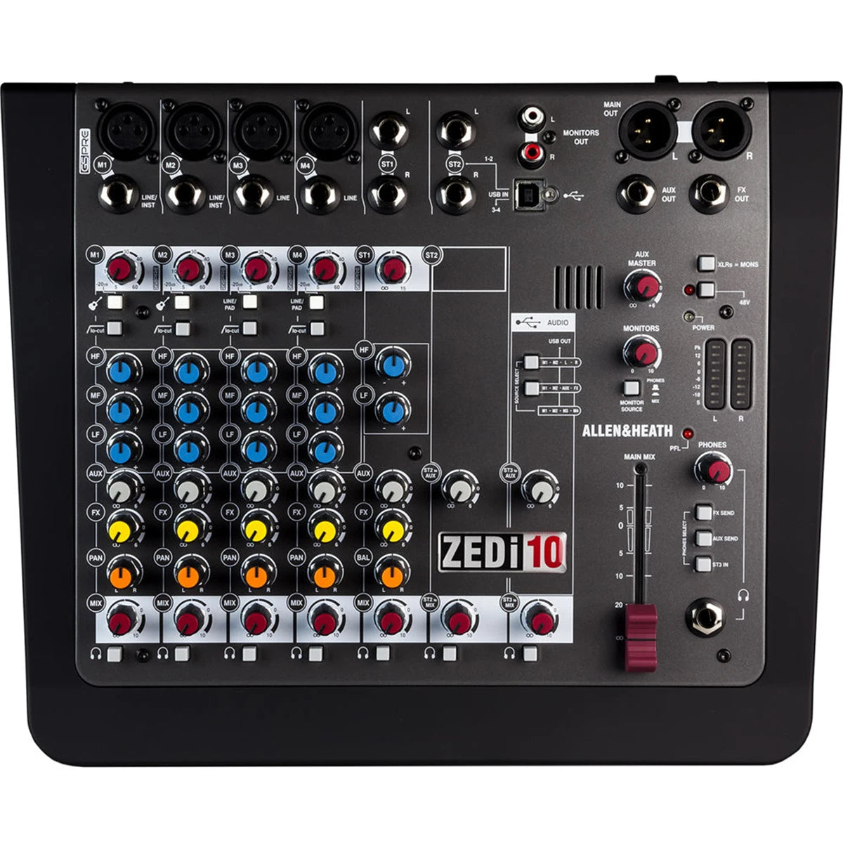 Allen & Heath ZEDi-10 – Mezclador de 10 Canales  MYHD.CL