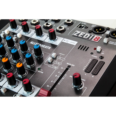 Allen & Heath ZEDi-8 – Mezclador Compacto MYHD.CL