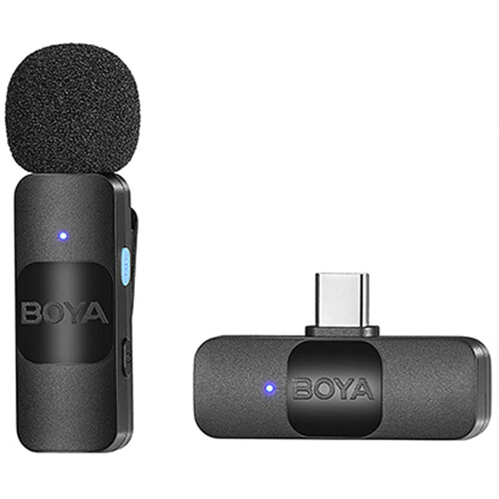 Boya BY-V10 – Micrófono Inalámbrico Ultra Compacto y Portable con Conector USB-C myhd.cl