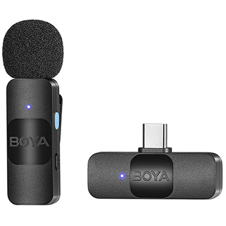Boya BY-V10 – Micrófono Inalámbrico Ultra Compacto y Portable con Conector USB-C myhd.cl