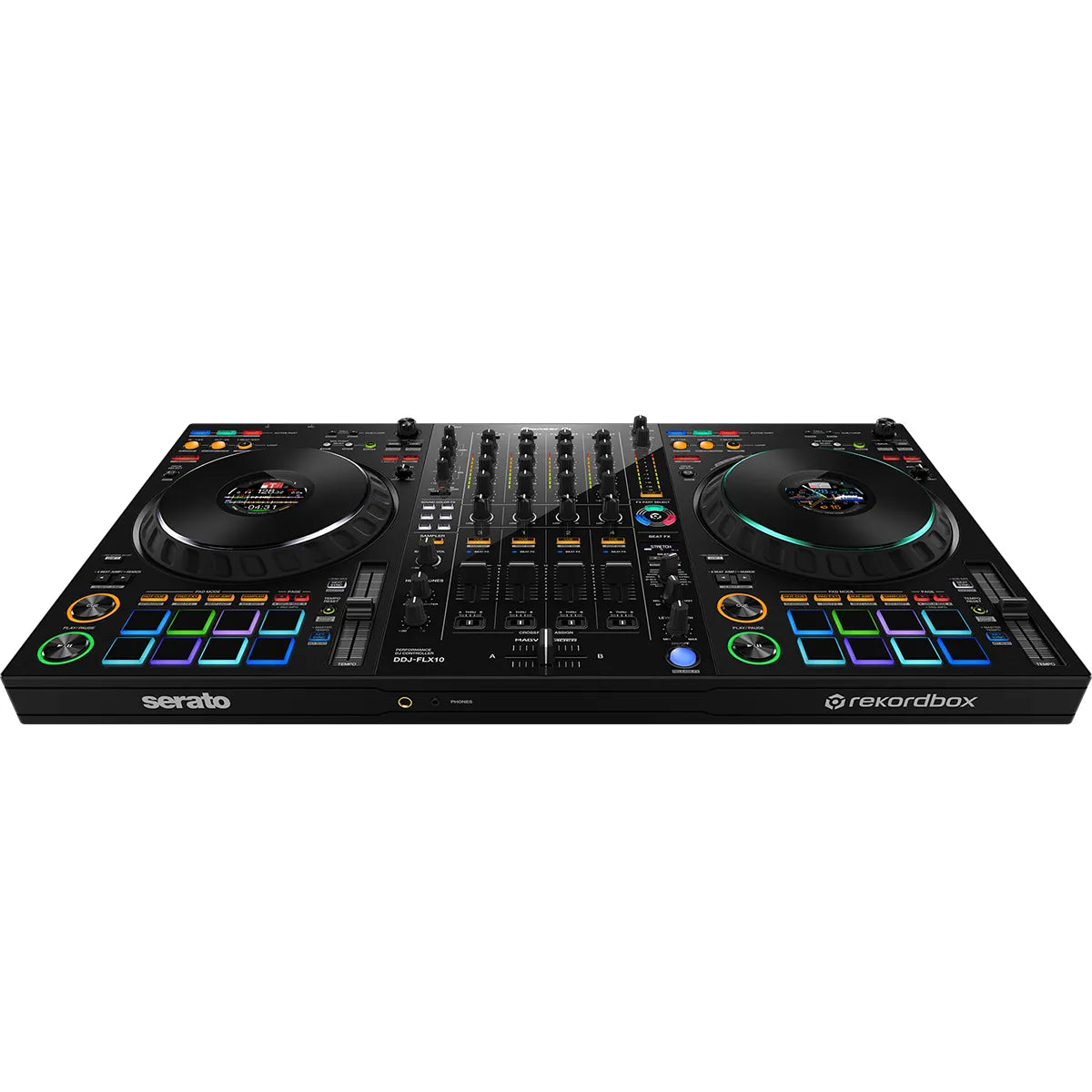 PIONEER DDJ-FLX10 Controlador DJ de 4 canales para múltiples aplicaciones  de DJ (negro)