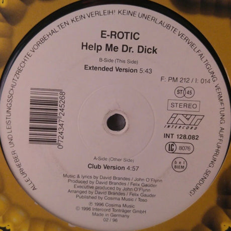 E-Rotic – Help Me Dr. Dick