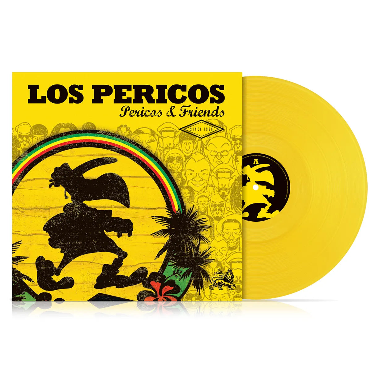 Los Pericos - Pericos & Friends (Vinilo nuevo) color amarillo