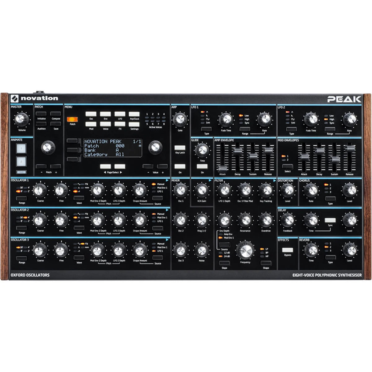 Novation Peak – Sintetizador Polifónico de 8 Voces MYHD.CL