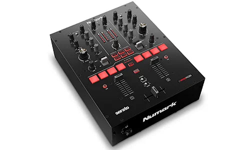 Numark Party Mix II - Controlador de DJ con luces de fiesta, set de DJ con  2 cubiertas, mezclador de DJ, interfaz de audio y conectividad USB + Serato