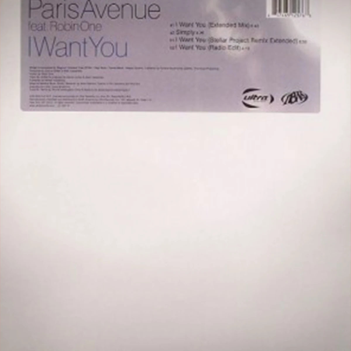 Paris Avenue Featuring Robin One – I Want You MYHD.CL