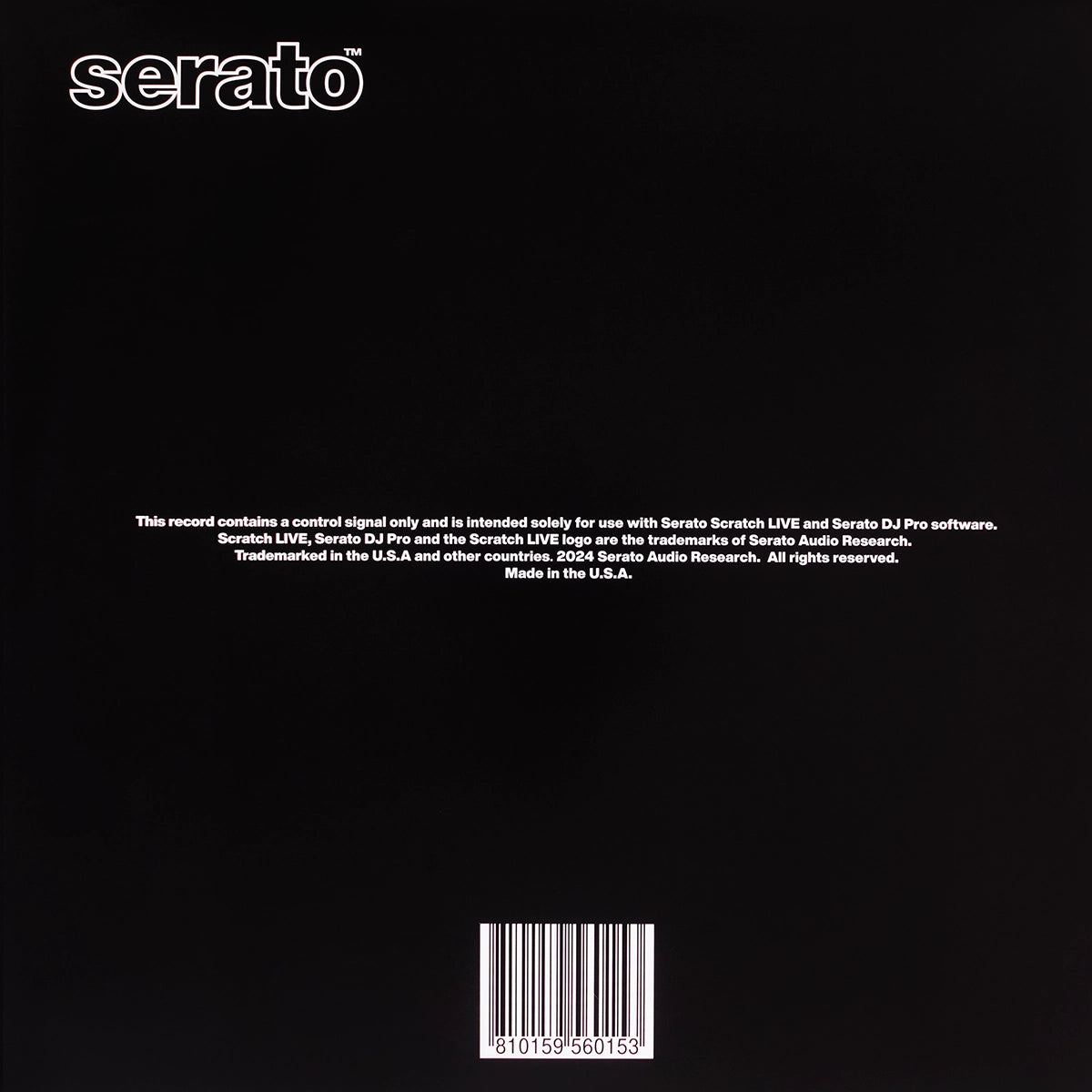 Vinilo Serato Scratch Live Control - Edición 25º Aniversario (Par de 12”) (CAJA SORPRESA)