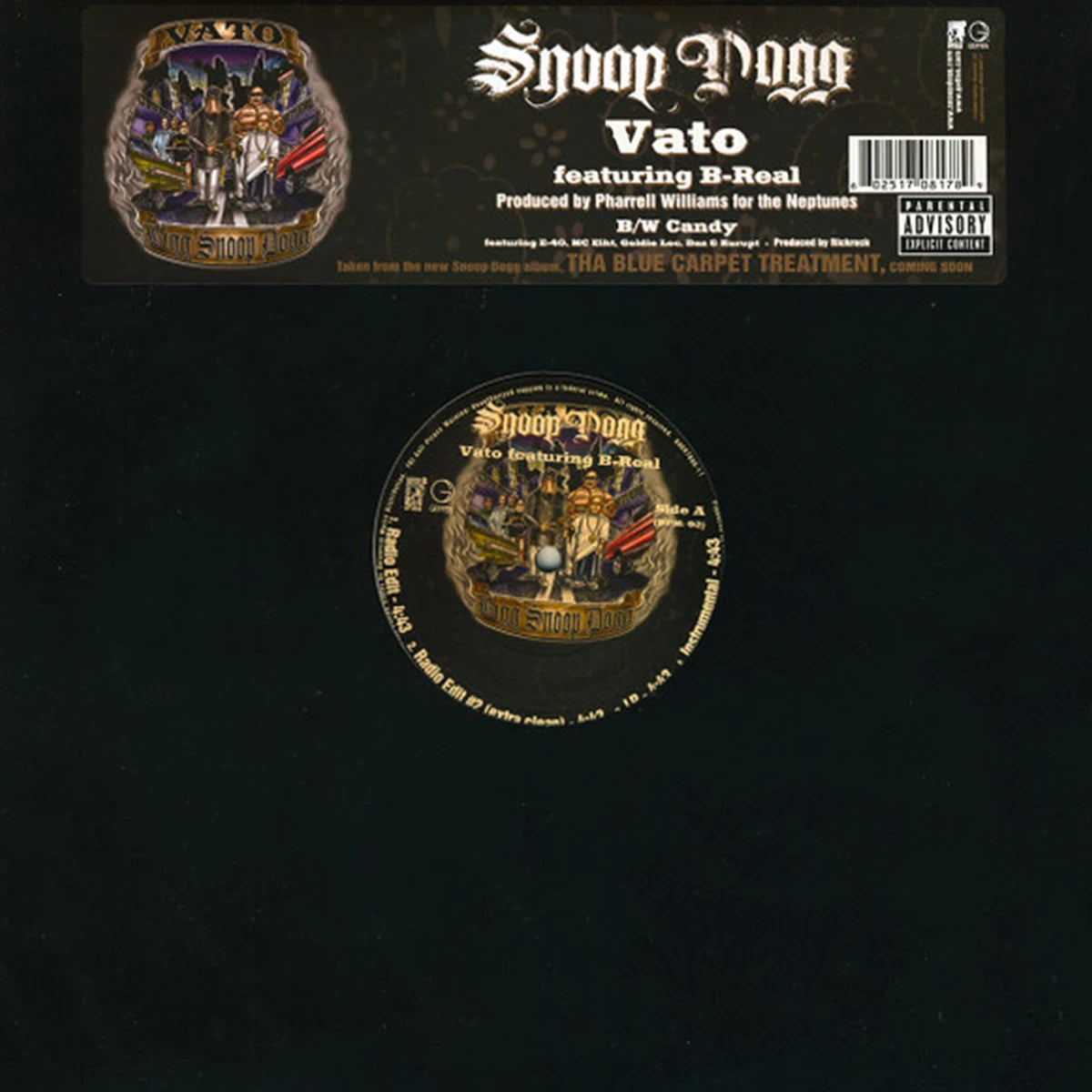 Snoop Dogg – Vato / Candy (Vinilo usado) (VG+) Box 6