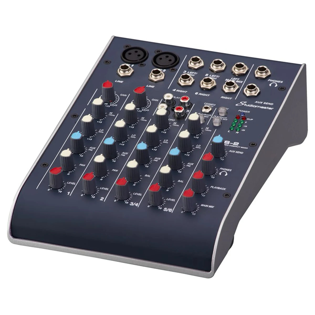 Studiomaster C2S-2 – Mezclador Compacto de 4 Canales myhd.cl