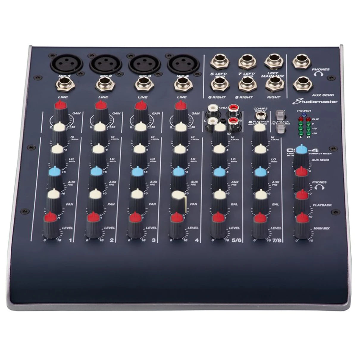 Studiomaster C2S-4 – Mezclador Compacto de 8 Canales myhd.cl