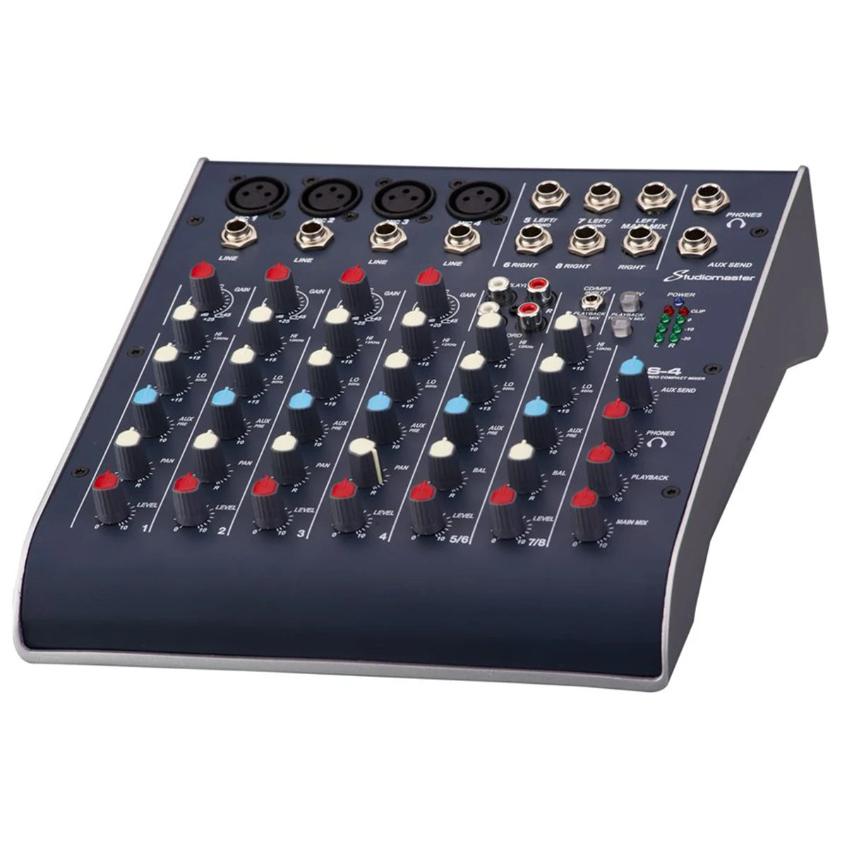 Studiomaster C2S-4 – Mezclador Compacto de 8 Canales myhd.cl