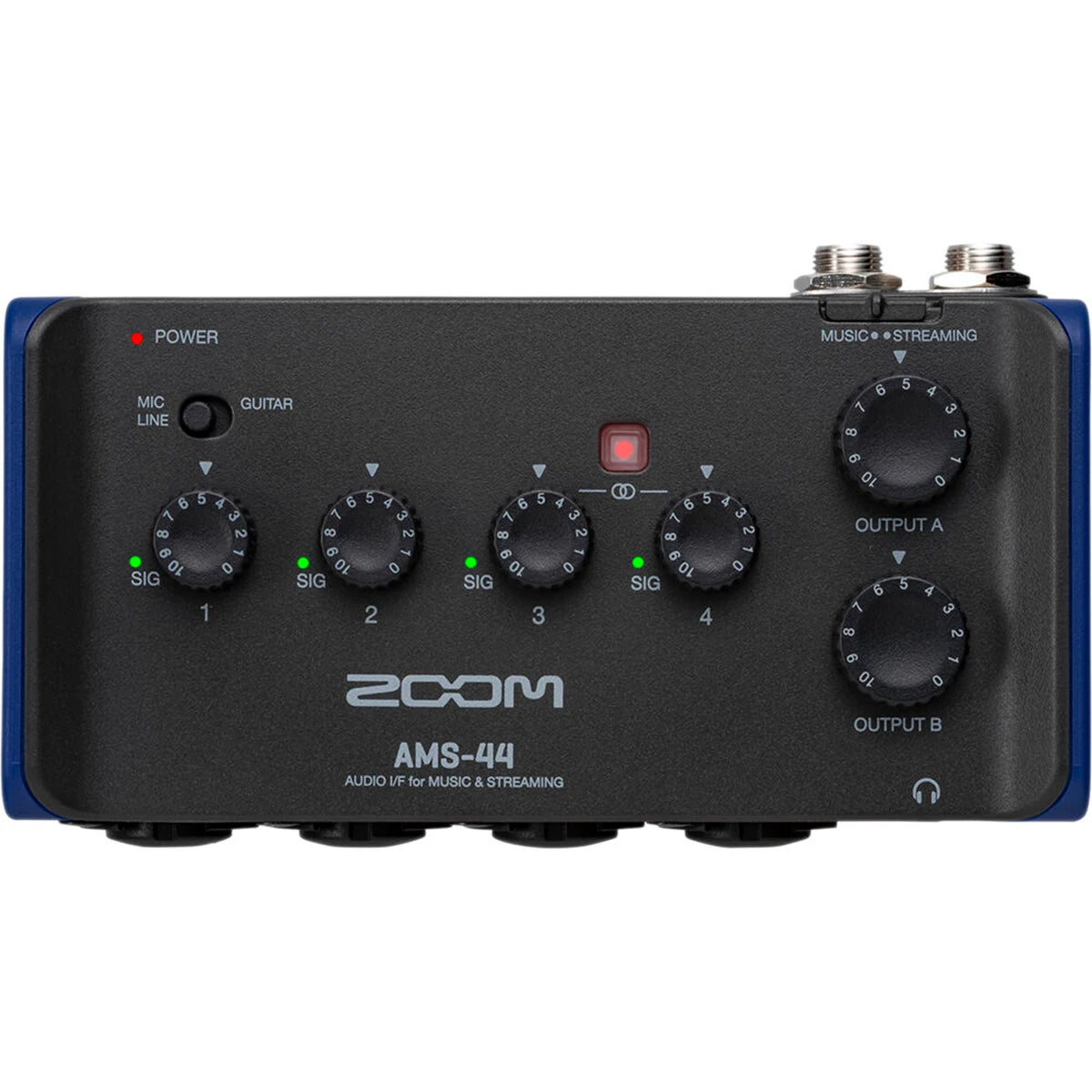 Zoom AMS-44 – Interfaz de Audio USB-C 4x4 para Músicos, Podcasters y Streamers MYHD.CL