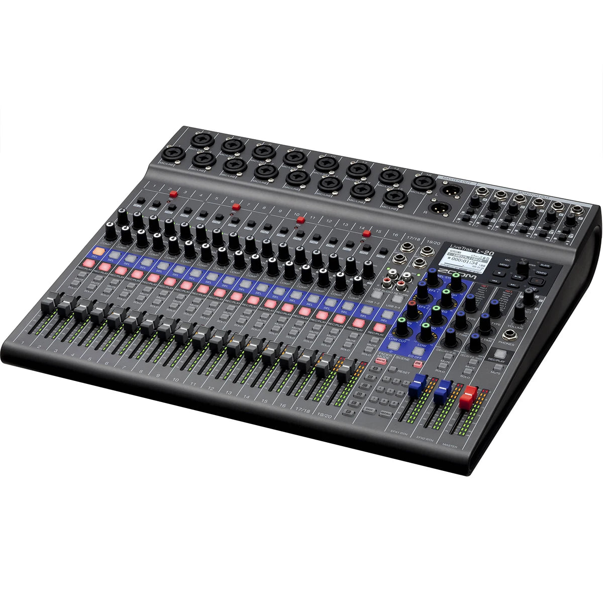 Zoom LiveTrak L-20 – Consola Digital con Grabador Multitrack  myhd.cl