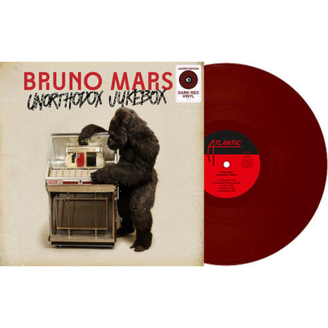 Bruno Mars – Unorthodox Jukebox (Vinilo Nuevo) Edición Limitada Disco Rojo Oscuro - __stock:100 | myhd.cl