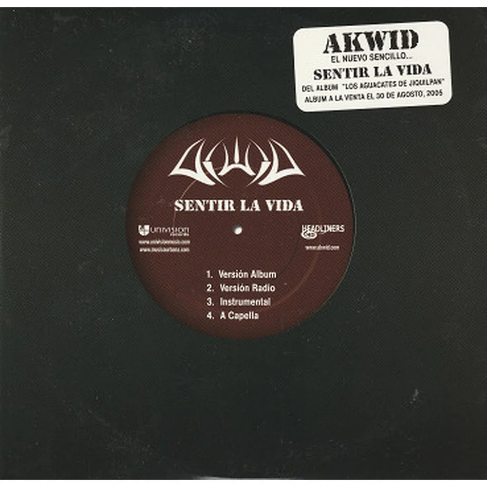 Akwid – Sentir La Vida - CD MYHD.cl
