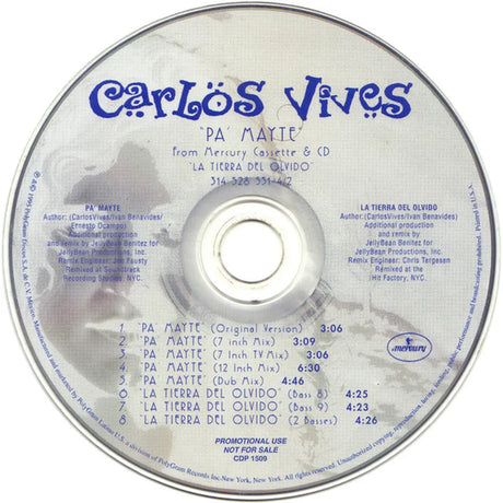 Carlos Vives – Pa Mayte / La Tierra Del Olvido - CD MYHD.cl