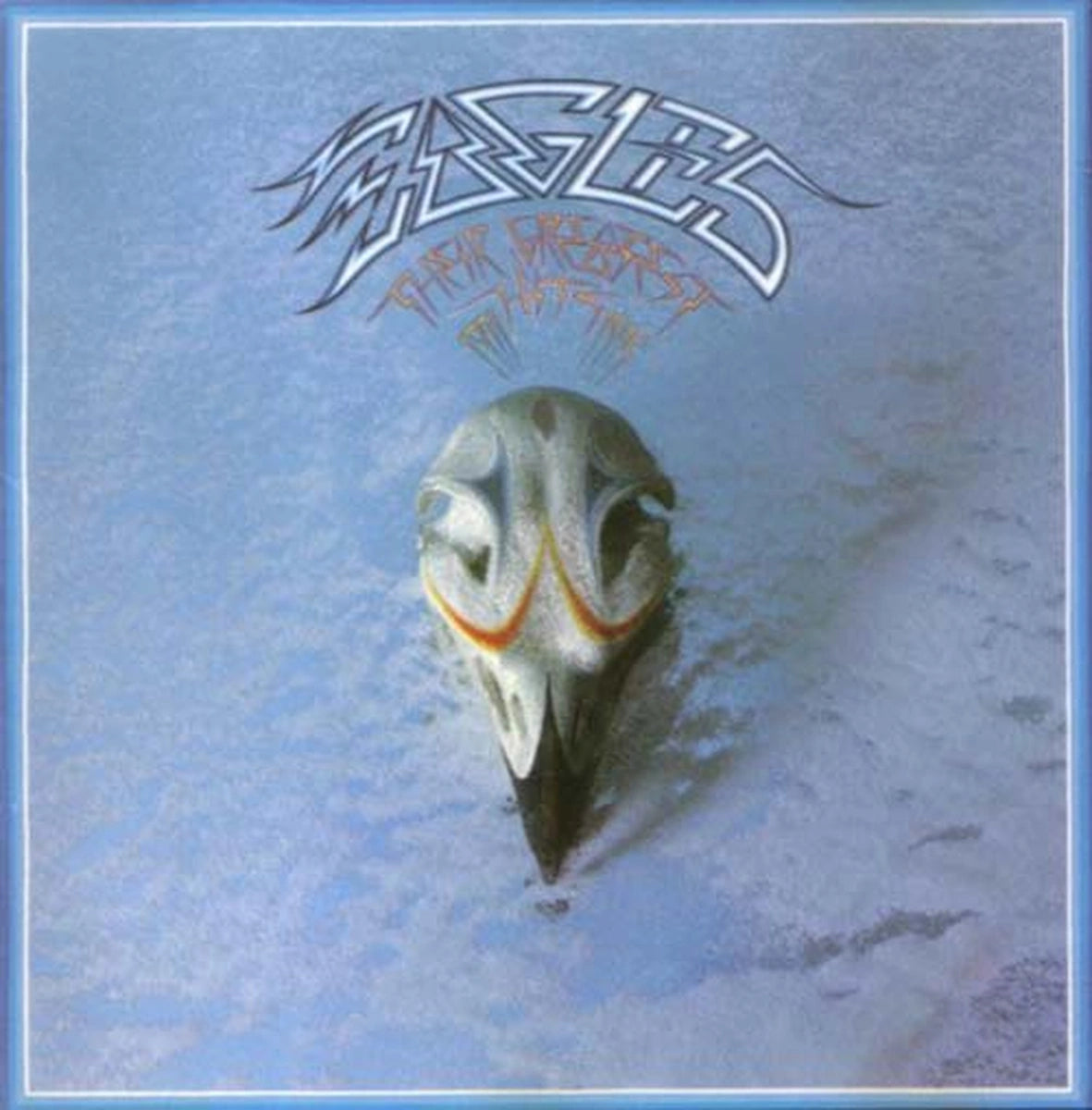 CD Eagles Their Greatest Hits 1971-1975, recopilatorio de éxitos, portada del álbum. myhd.cl