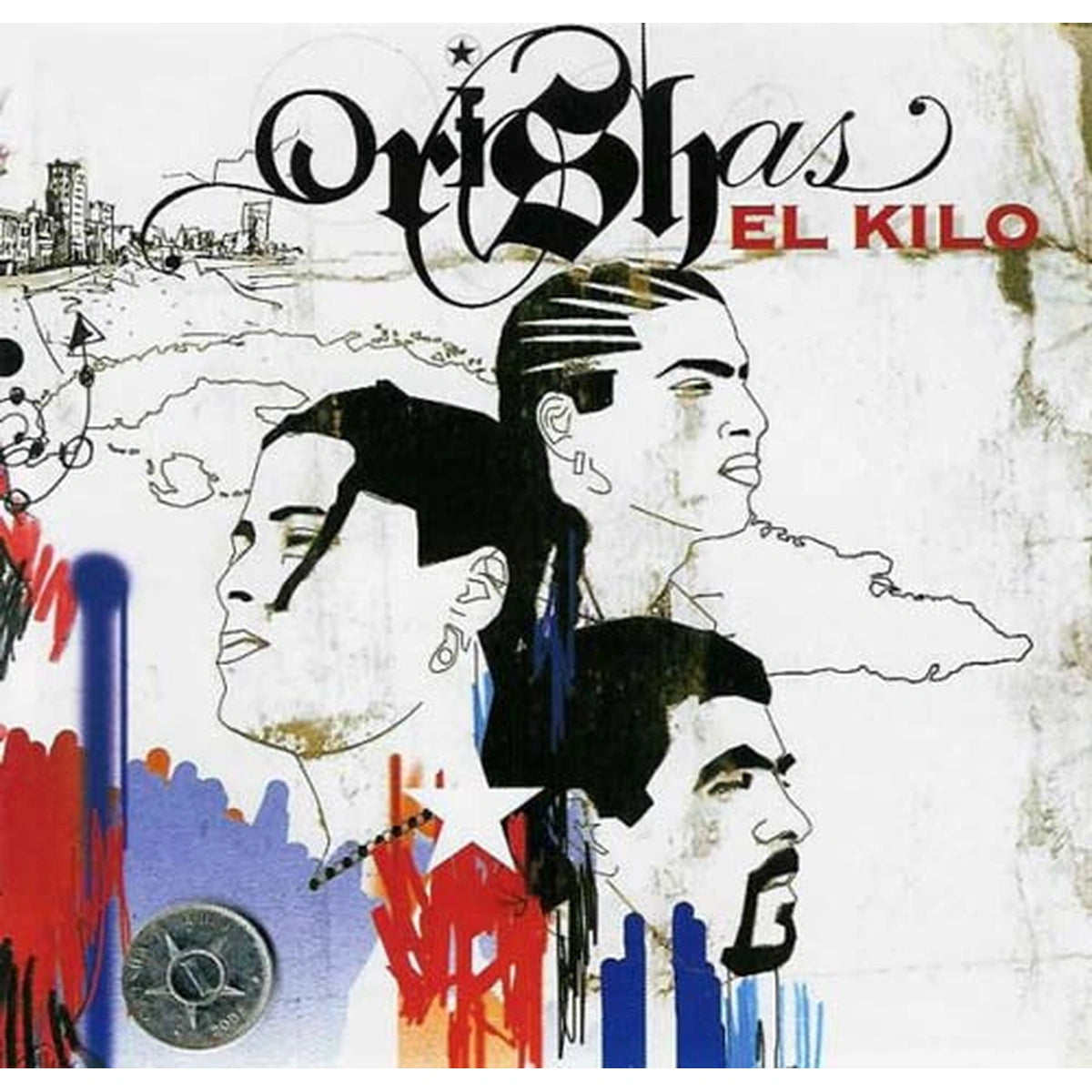CD El Kilo de Orishas, álbum usado en buen estado, lista de canciones y detalles del producto. myhd.cl - Año_2000