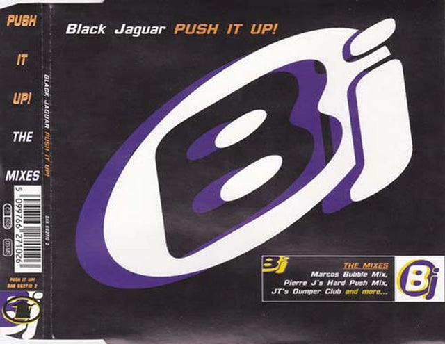 CD Maxi Single Black Jaguar Push It Up! Reggae-Pop House Scandinavia 1996 myhd.cl