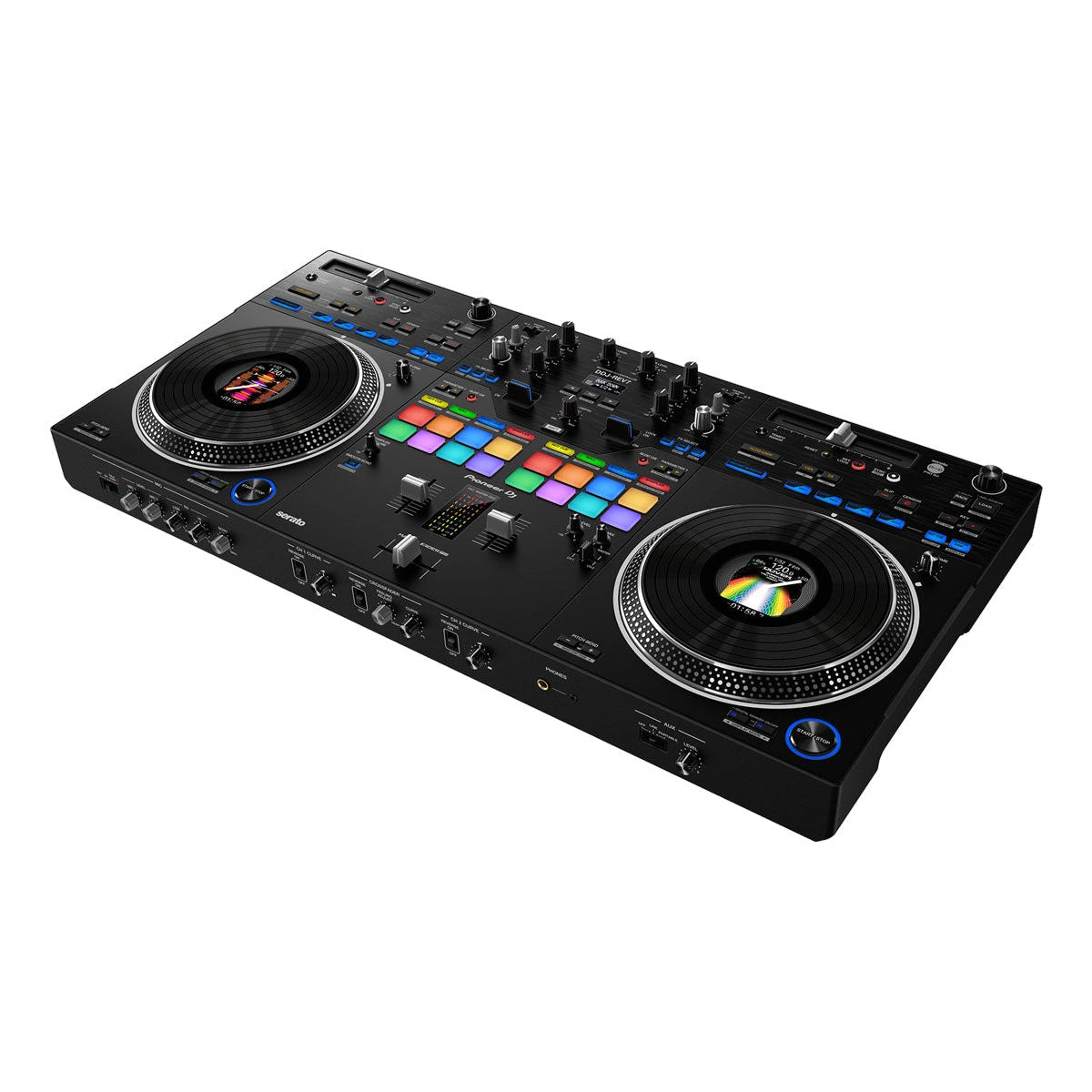 Controlador de DJ Pioneer DDJ-REV7 con platos giratorios y pantalla On Jog myhd.cl - __stock:100