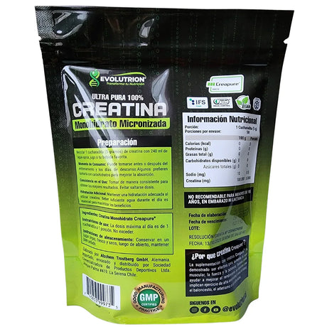 Creatina Monohidratada Creapure MYHD.CL