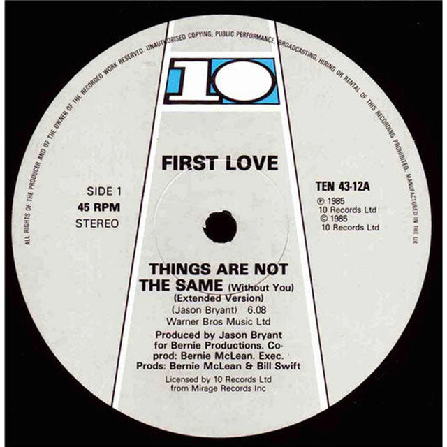 First Love – Things Are Not The Same (Without You) - Año_80 | myhd.cl