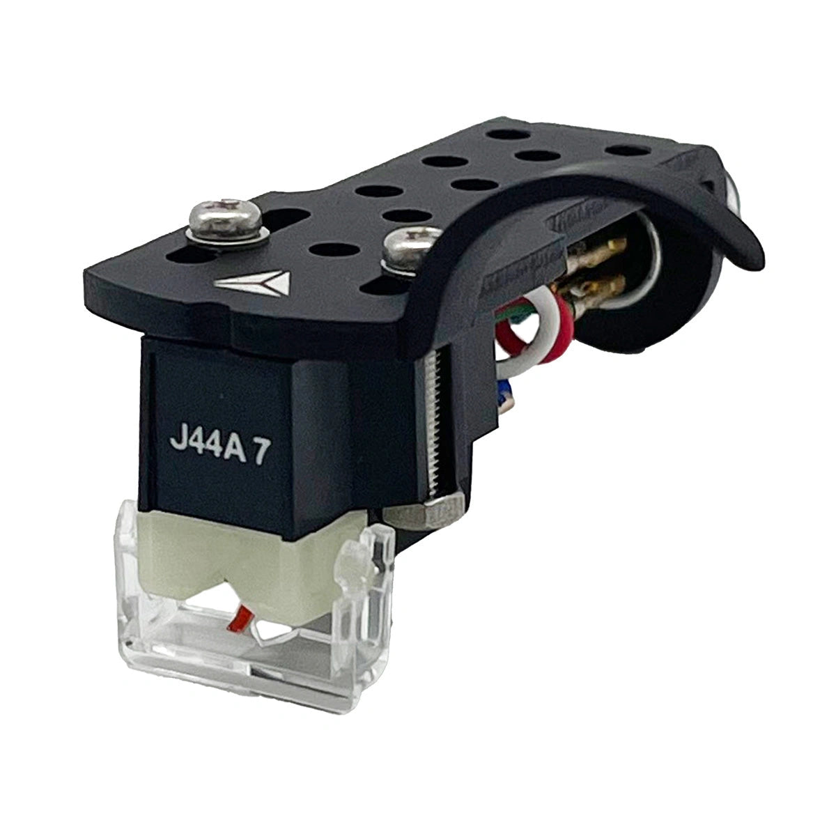 JICO Omnia J44A-7 Cápsula con aguja SHURE N44-7 DJ MEJORADO NUDE FLUORESCENTE y Portacapsula Negro - aguja shure m447 | myhd.cl