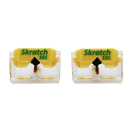 JICO SKRATCH 101 – Set de 2 agujas con punta de rubí para DJs principiantes MYHD.CL