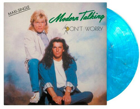 Modern Talking – Don't Worry (Vinilo Nuevo) disco color Blue, Black&White Marbled