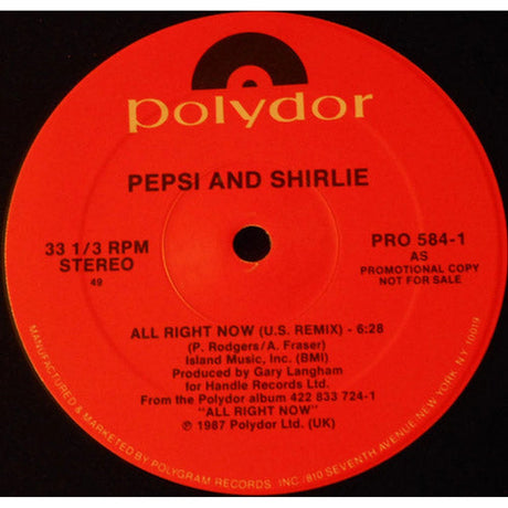 Pepsi And Shirlie* – All Right Now | myhd.cl