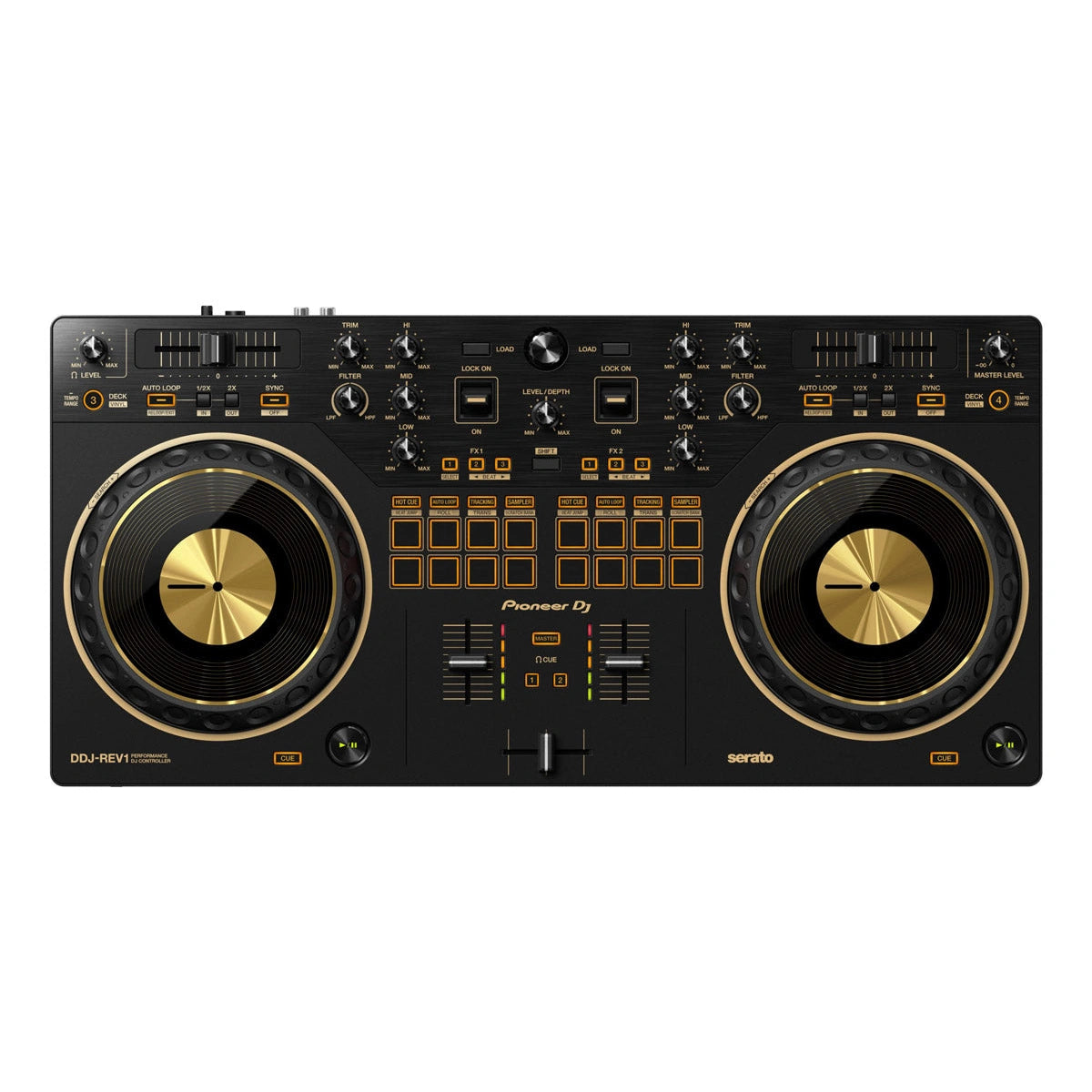 Pioneer DDJ-REV1-N (GOLD Edition) controlador DJ de 2 canales para SERATO DJ LITE - blackfriday | myhd.cl