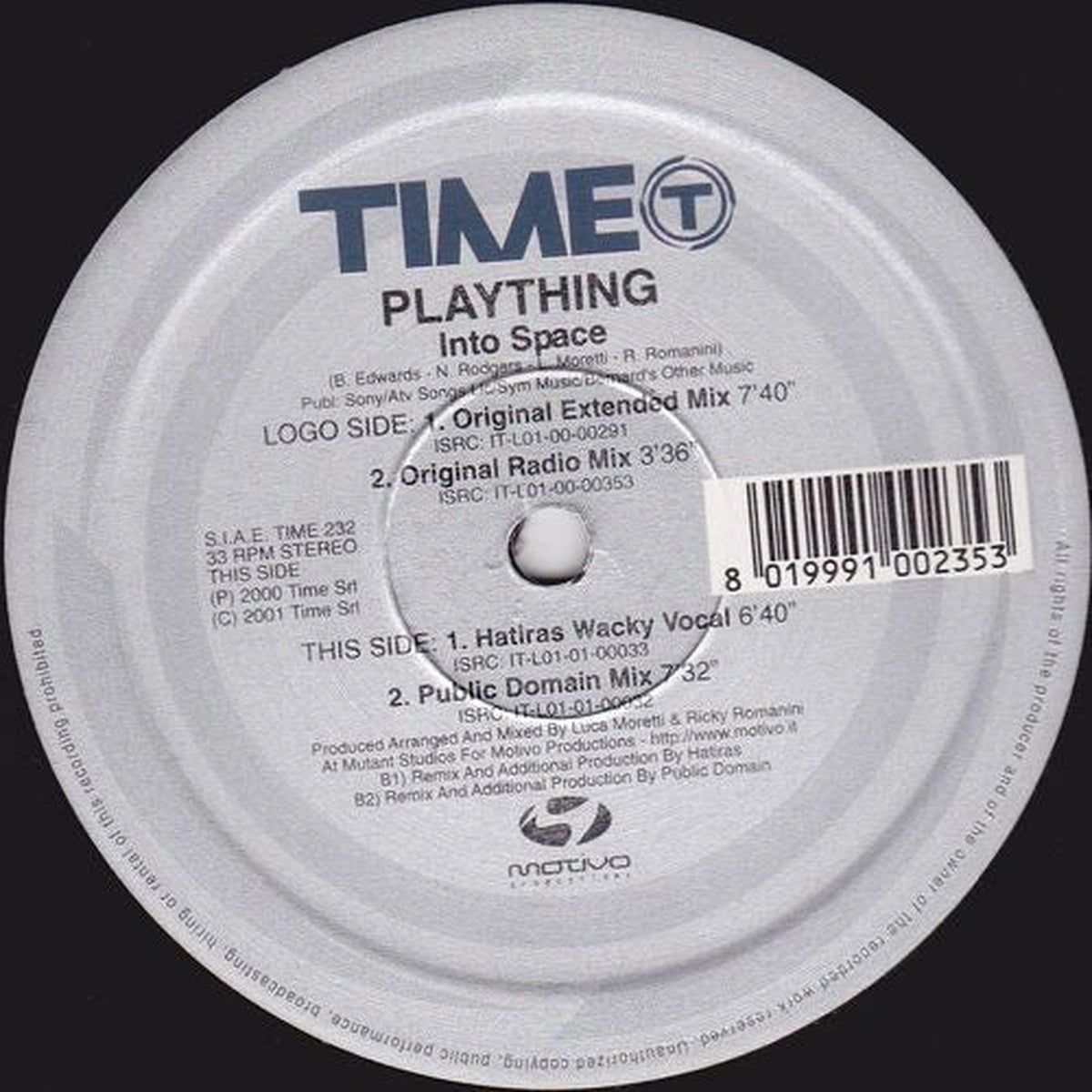 Plaything – Into Space  - Año_2000 | myhd.cl