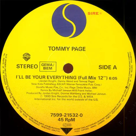 Tommy Page – I'll Be Your Everything 