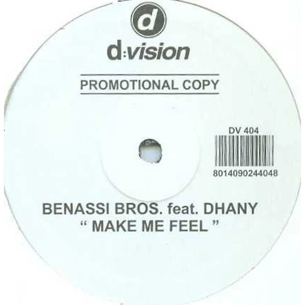 Benassi Bros. Feat. Dhany - Make Me Feel (12", S/Sided, Promo) - Vinilo MYHD.cl