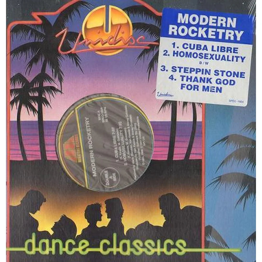 Modern Rocketry – Cuba Libre / Homosexuality / Steppin Stone / Thank God For Men - Vinilo MYHD.cl