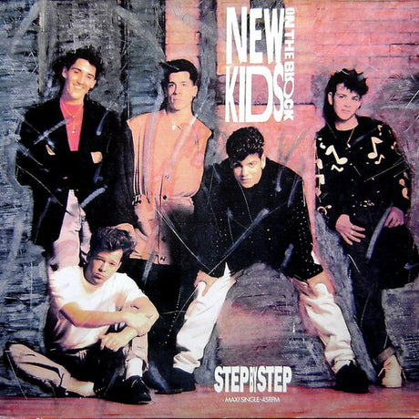 New Kids On The Block - Step By Step (12", Maxi) - Vinilo MYHD.cl