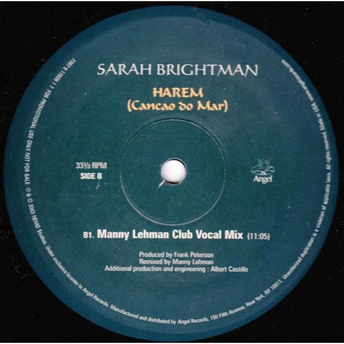 Vinilo Sarah Brightman Harem Cancao Do Mar Remixes Vogue VG+ myhd.cl - Año_2000