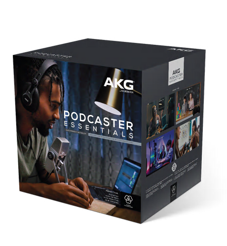 AKG Podcaster Essentials Kit Streaming (Audifono + Microfono)