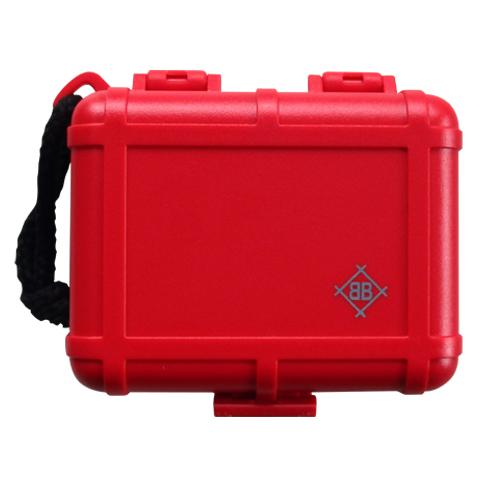 Black Box Stokyo Case  para guardar cápsulas con agujas color Rojo