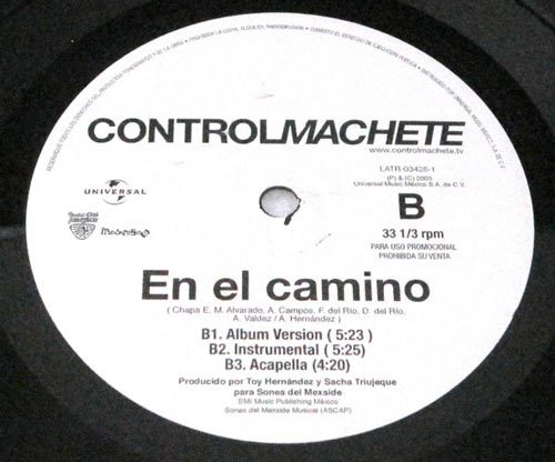 Control Machete ‎– Bien, Bien / En El Camino (vinilo usado) (VG+) box 2